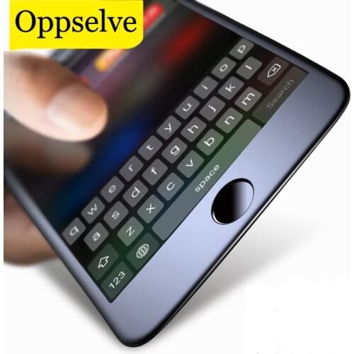 Screen Protector Tempered Glass For iPhone X 8 7 6 S 3D Frosted Soft Edge Full Cover Protective Film For iPhone X 8 7 6S 6 Plus