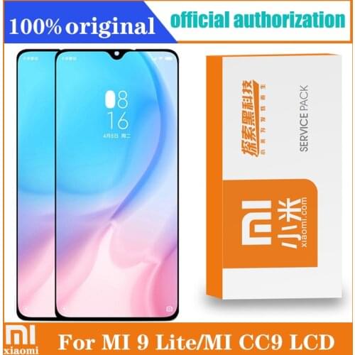 6.39" Original For Xiaomi Mi 9 Lite Mi9 Lite LCD Display Touch Screen Digitizer Assembly XiaomiMi CC9 LCD Screen Replacement