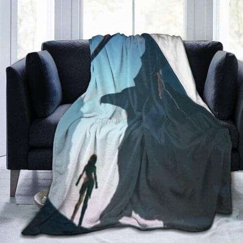 2021 brand new 3D printing alien aggression winter blanket flannel sofa blanket bed blanket bed cover happy nap throwing blanket