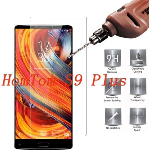 2PCS NEW Screen Protector mobile phone For HomTom S9 Plus 5.99" 9H Tempered Glass Film Protective Screen Cover