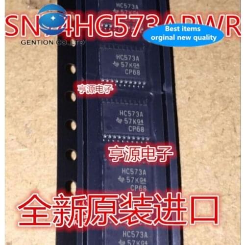 30 PCS 100% new and orginal real stock SN74HC573APWR silk-screen HC573A TSSOP20 logic IC