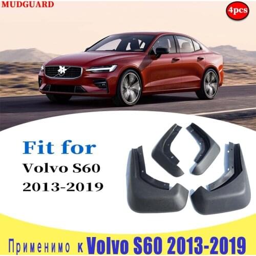 Mud flaps for Volvo S60 Mudguards Fender volvo s60 mud flap splash guard fenders s60 mudguard car accessories Front Rear 4 PCS