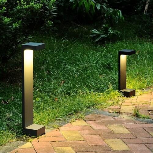 40CM 60CM LED Landscape Light 10W Outdoor Waterproof Garden Walkway Light Aluminum Villa Patio Pathway Lawn Bollards Lamps