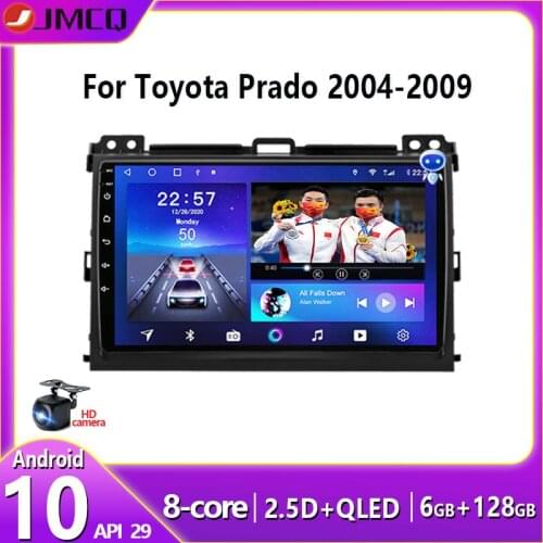 Jansite Android 10.0 Car Radio for Toyota LAND CRUISER Prado 120 2004-2009 Multimedia Video Player 2 din GPS Navigaion Head unit