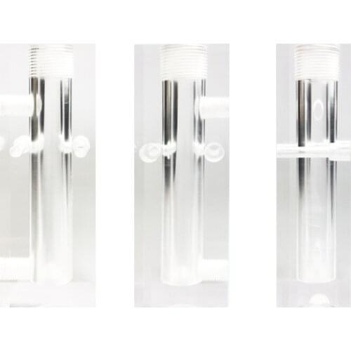 Flow Cell Assembly FCA for bypass line installation for pH electrode probe sensor drainage line circulation slot