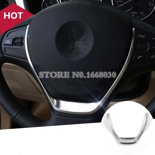 ABS plastic Interior Steering Wheel Sequins Cover Trim For For BMW 3 4 Series F30 F31 F32 F34 2013-2018 Car Accessories Car Trim