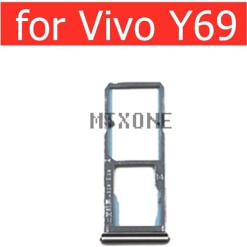 For Vivo Y69 Card Tray Holder Micro SIM Nano SIM SD Card Card Slot Adapter Holder for Vivo Y69 Repair Spare Parts