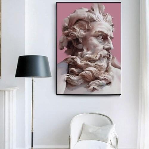 Greek Statue Sculpture Canvas Art Print Posters Figure Painting on the Wall Street Picture Decor Living Room Home Decoration