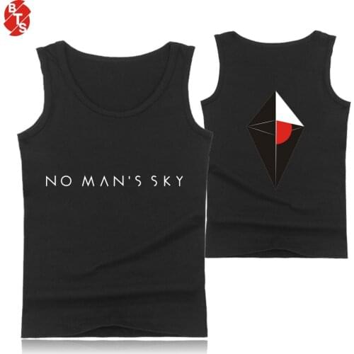 No Mans Sky Printed Summer Cool Tank Tops Women/Men Fashion Sleeveless Casual Tank Tops 2018 Game Trendy Style Vest Plus Size