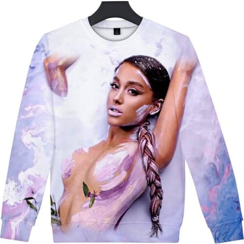 Ariana Grande Thank U Next 3D Printed Kawaii Hoodie Harajuku Crewneck Sweatshirts Streetwear Hip Hop Fleece Hoody Brand Clothing