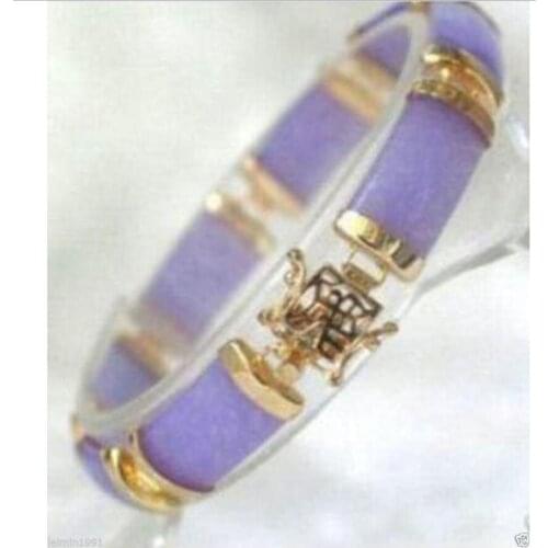 Fashion jewelry Beautiful Chinese lavender color Natural stone bracelet