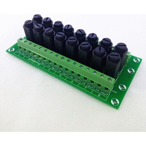 Fuse Module,16 Channel Fuse Power Distribution Module Board