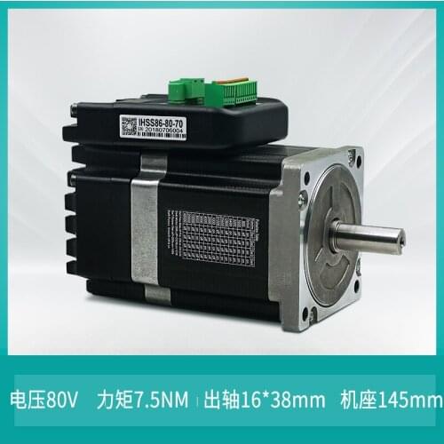 New NEMA 34 Integrated motor IHSS86-80-70 Integrated a driver +a motor makeup close loop servo system encoder 1000 lines motor
