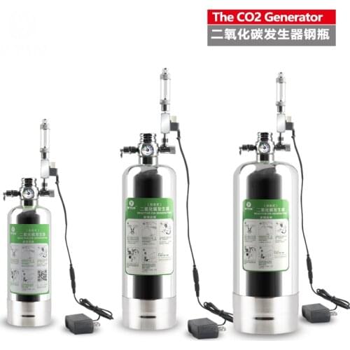 Aquarium Co2 System Co2 Cylinder Kit with Pressure Air Flow Adjustment Water Plant Fish Aquarium Valve Diffuser The Reaction