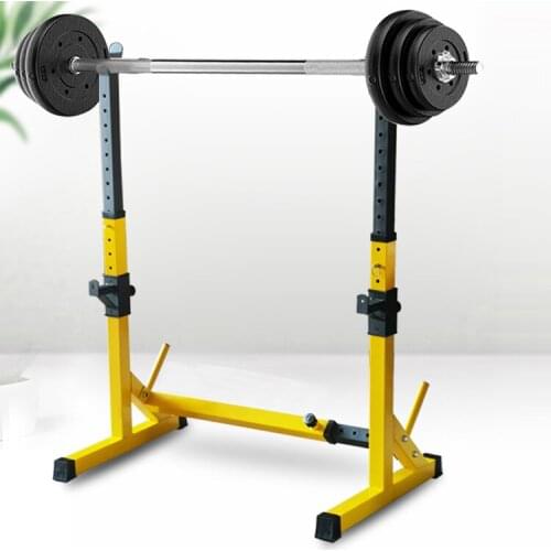One-piece Squat Rack Adjustable Width And Height Bench Press Barbell Rack