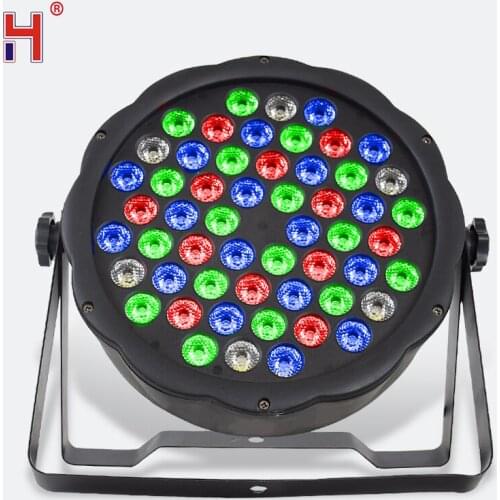 54 x 3W LED Light 8CH RGBW PAR 64 DMX512 DJ Stage Party Show Birthday