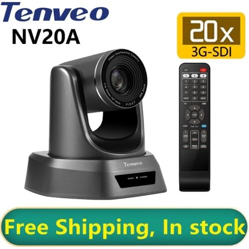 Tenveo NV20A USB HDMI SDI Conference Camera HD 1080p PTZ Indoor Camera SDI 20X Zoom Cam Action Video Conference Webcam