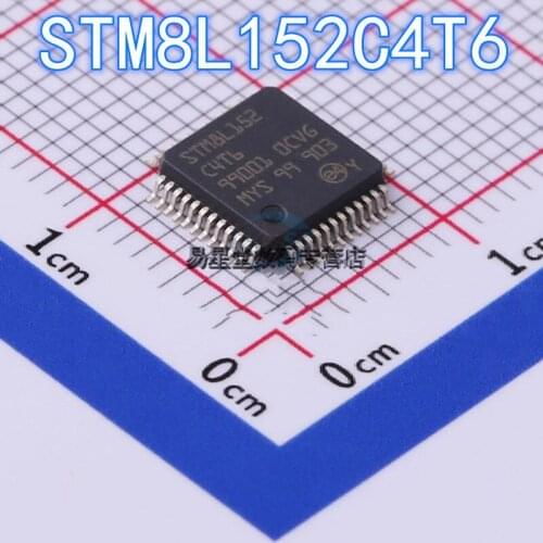 1PCS-10PCS 100% brand new original authentic STM8L152C4T6 QFP-48 8L152C4T6 QFP48 32-bit microcontroller IC 16MHz/16KB flash memo