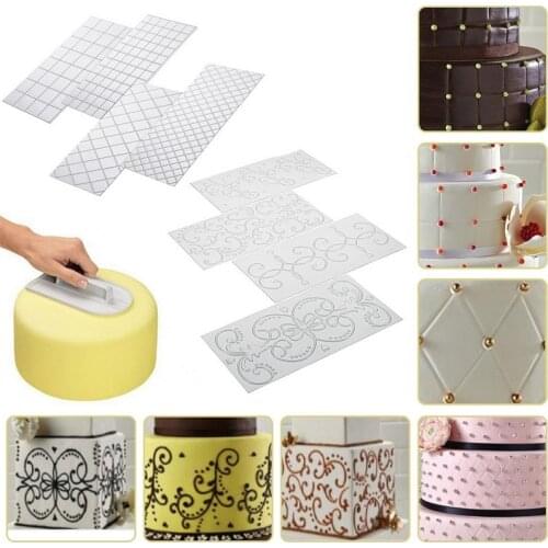 1PC Food Grade Cake Smoother Tools Cake Decorating Sugar Craft Icing Mold DIY Baking Tool Cake Smoothing Rolled Fondant Spatulas