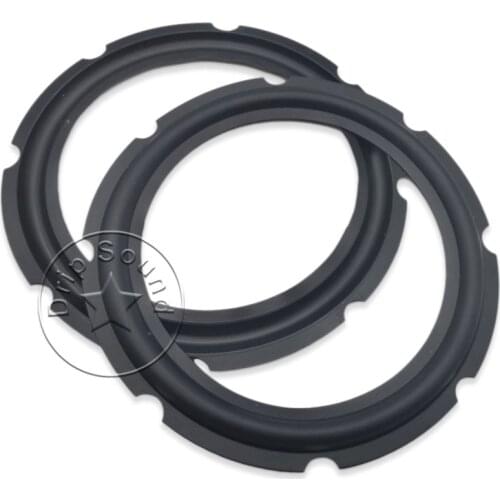 2pcs 6.5" Inch Speaker Rubber Edge Folding Ring Bass Subwoofer Surround Circle Woofer Repair Parts 155mm #1