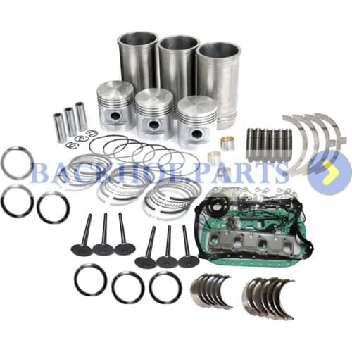 3D82A 3TNV82A Engine Overhaul Rebuild Kit 719823-92780 for Komatsu Excavator PC27MR-2 PC27MR-3