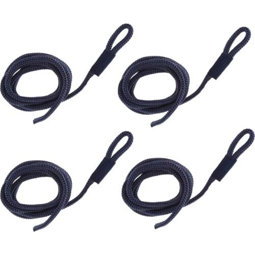 4 PCS Boat Anchor Bumper for Fender Lines 1/4'' x 5' Bumper Whips Rope Docking Blue