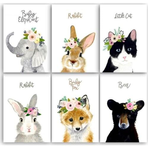 5d DIY Diamond Embroidery flowers Animal Elephant Diamond Painting Cross Stitch Full Square/Round Drill Mosaic Decoration Gift