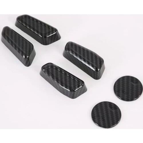 For Hyundai Sonata DN8 2020 2021 ABS Car Seat Adjustment Knob Buttons Switch Cover Trim Sticker Car Styling Accessories 6pcs