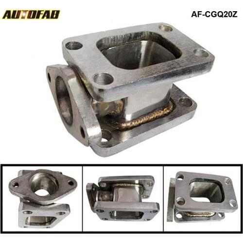 T3-T3 Cast Iron TURBO MANIFOLD ADAPTER+38MM WASTEGATE FLANGE OUTLET AF-CGQ20Z