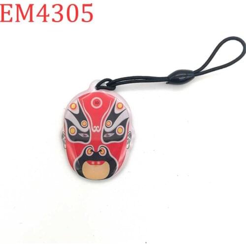 125Khz ID Rewritable Writable Blank Card Keyfob Token Tag EM4305 Keychain RFID Smart Tag Access Control Card Door keys 1Pcs