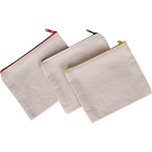 Brief A4 A6 Bag Fabric Canvas File Folder For Documents Sundries Document Storage Bag Blank Zipper Organizer LX4329