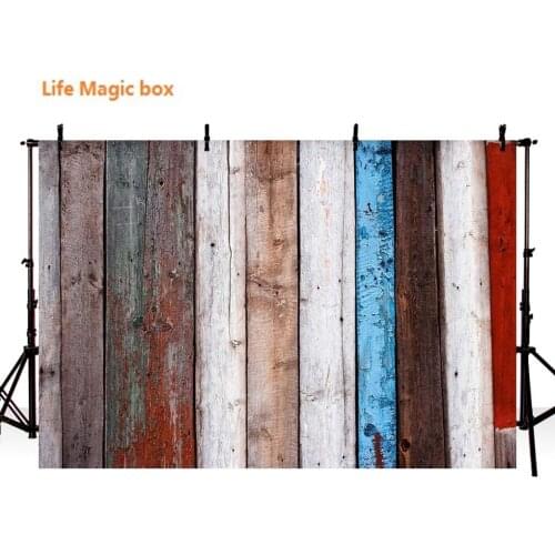 Photo Backdrops Vinilo Fondo Estudio Dark Gray Stitching Vinilo Madera Foto-226