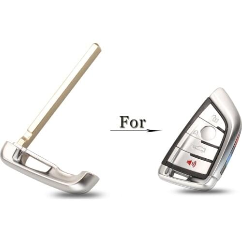 Jingyuqin For BMW F CAS4 5 7 Series X5 X6 2014 2015 2016 Car Smart Key Keyless Emergency Insert Uncut Blade Blank