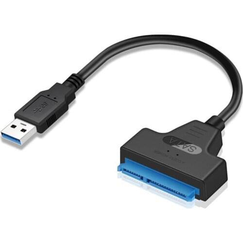 USB 3.0 to SATA Cable Adapter Support 2.5Inch External SSD HDD Hard Drive 22 Pin Sata III A25 Up to 6Gbps Data Transfer HOT SALE