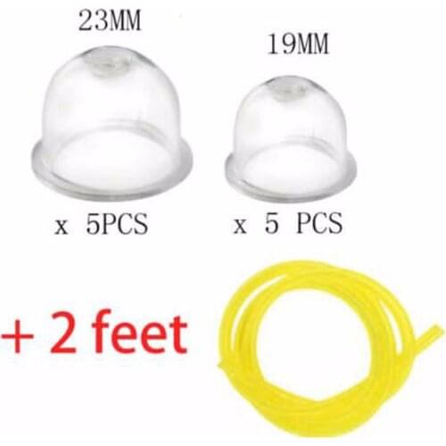 10Pcs Fuel Pump Carburetor Primer Bulb For Chainsaws Trimmer Brushcutter For Victa,Echo,Homelite,Stihl,Talon,Ryobi,Honda