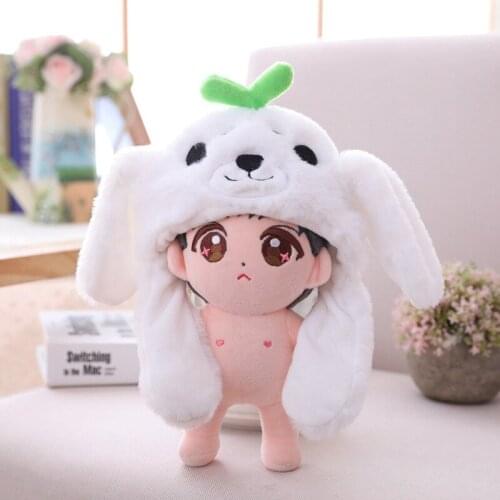 Cartoon Cute Doll Headgear Hat with Movable Ears Photo Props