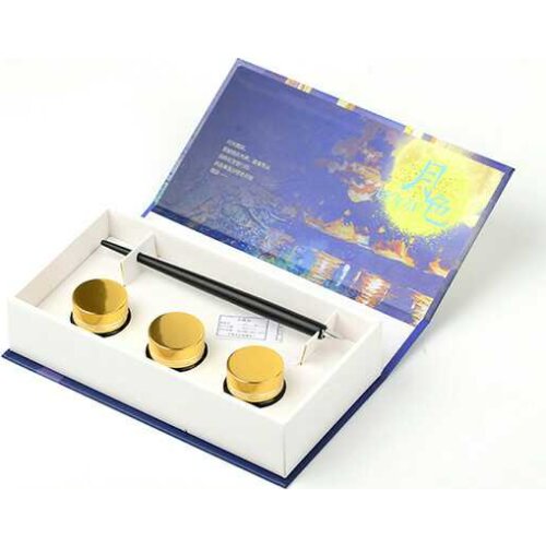 Ostrich Color Ink Dip Pen Gift Box Set, Pen Gift