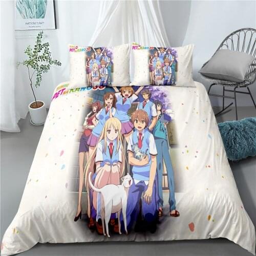 Anime ThePetGirlofSakurasou Extra Large Adult Children Coral Duvet Cover Comfort/Quilt/Blanket Cover Extra Large/Cartoon Futon