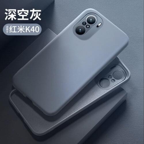 For Xiaomi Mi 10 11 Ultra Redmi K40,Redmi K40 Pro Phone Case Shockproof Cover Liquid Silicone Protective Case For Redmi K40 Pro