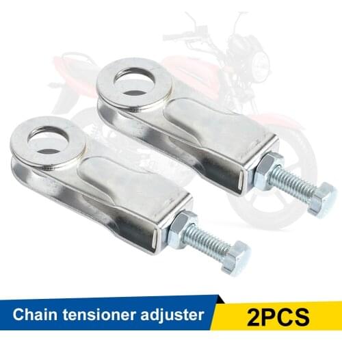 SALE 2PCS Chain Puller Tensioner Adjuster Tool For Yamaha- YBR125ED YBR125 YBR 125 Motorcycle Chain Regulator Kit 2008-2016