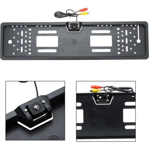 Led License Plate Frame Reversing Rear View Camera Ccd Reversing Image System Super-easy Installation