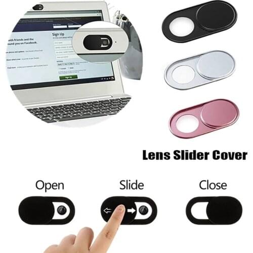Universal Lens Slider Cover Webcam Sticker Shutter for PC Phone Notebook Tablet Lens Privacy Protective Ultra-Thin Camera Covers