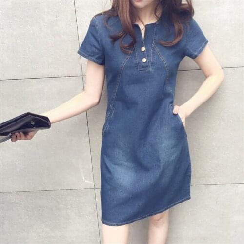 yeroJOJO Fashion Denim Dresses