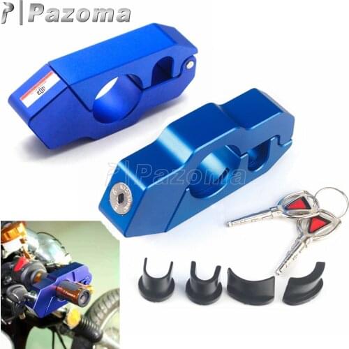 Motorcycle Grip Lock Handlebar Lock Security Safety Locks Fit Scooters Mopeds ATV Sports Bikes Auto Motorcycle Brake Lever Lock