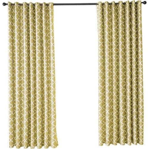 100*250cm Living Room Bedroom Geometric Printing Blackout Shade Curtain Drape Window Decor Blackout Curtains In The Living Room