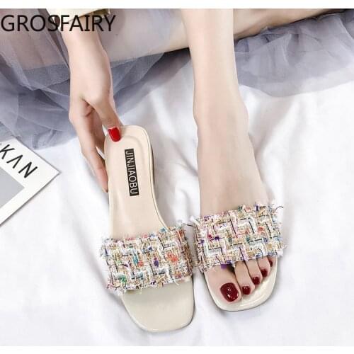 Womens Slippers, Color Surface, Summer Wear, Womens Fashion, Sandals, Sandals, Soft-soled Beach Slippers, Womens Slippers