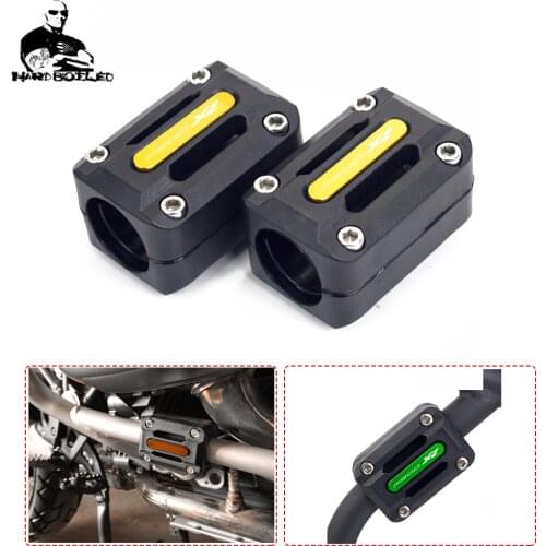 1Pair F 900XR CNC Aluminum Motorcycle Engine Crash Bar Protection Bumper Decorative Guard Block For BMW F900XR 2020 2021 F900 XR