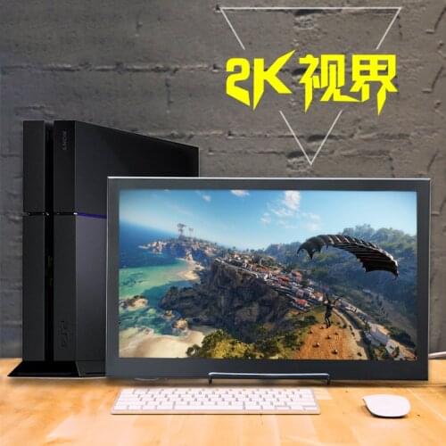 10 Inch 2K 2560*1600 HDMI-compatible USB 5V Power Supply IPS Monitor For Ps4 Pro Switch PC Laptop Built In Speaker Wall Mount