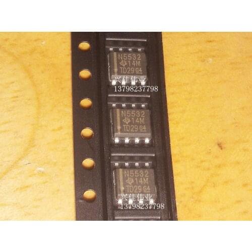 10/PCS NEW New N5532 NE5532 Ne5532dr Patch Sop-8 Audio Operational Amplifier