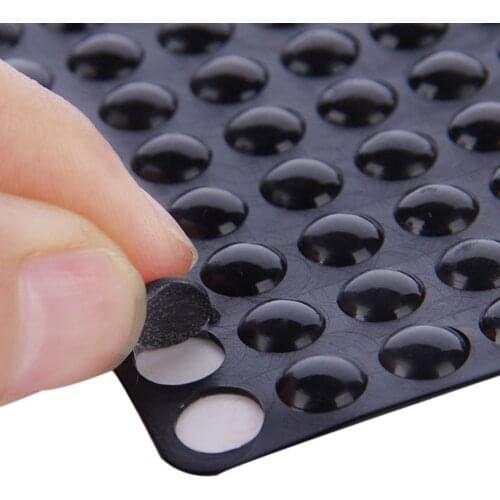 100PCS/PIECE Self Adhesive Rubber Feet Pads Silicone Transparent Cupboard Door Close Buffer Bumper Stop Cushion drawer cabinet